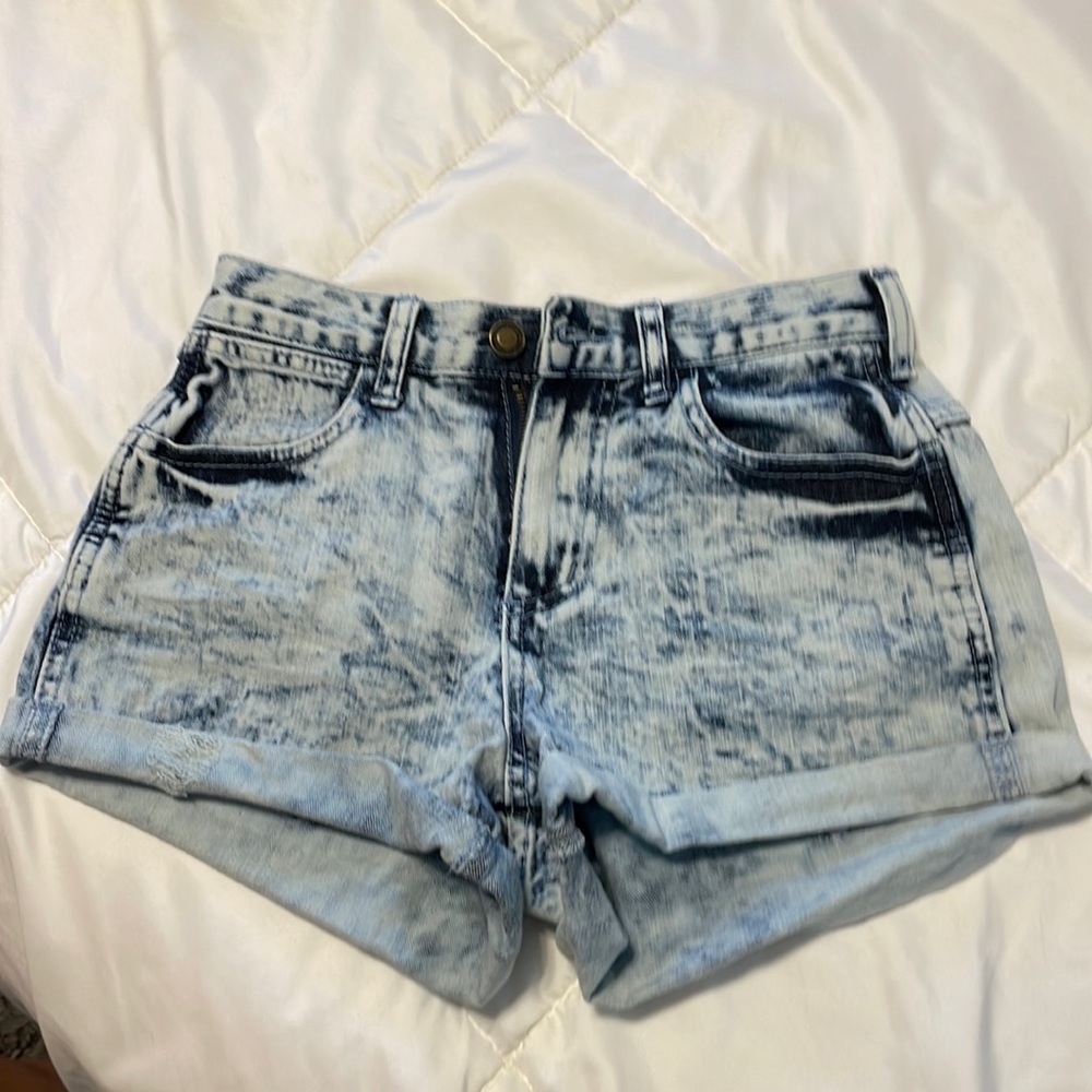 Denim shorts